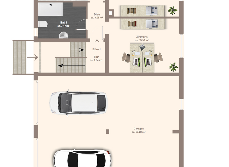 Bürogebäude zum Kauf 1.080.000 € 15 Zimmer 377,5 m² Bürofläche Bahnhofstr. 19 Ubstadt Ubstadt-Weiher 76698