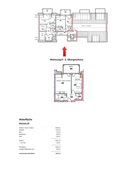 Wohnung zum Kauf provisionsfrei 252.700 € 2 Zimmer 64,1 m² Mellrichstadt Mellrichstadt 97638