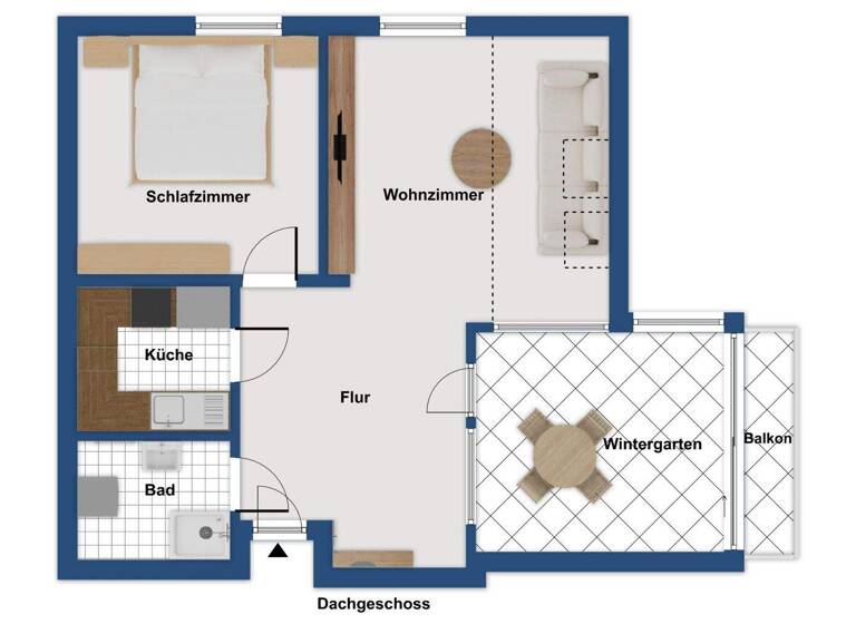 Wohnung zum Kauf 199.000 € 2,5 Zimmer 53,6 m² 3. Geschoss Markgröningen 71706