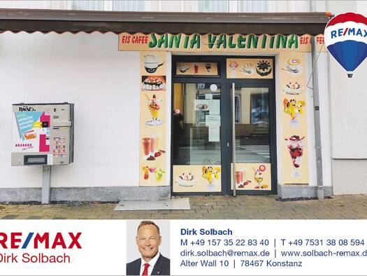 Laden zur Miete 800 € 26 m² Verkaufsfläche Fürstenbergstr. 93 Fürstenberg Konstanz 78467