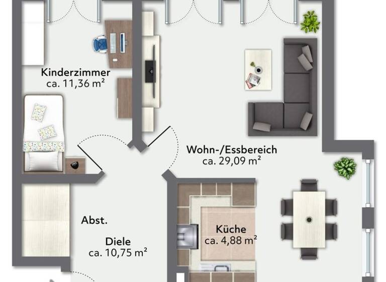 Wohnung zum Kauf 344.000 € 3 Zimmer 85,7 m² frei ab 01.08.2026 Raubling 83064