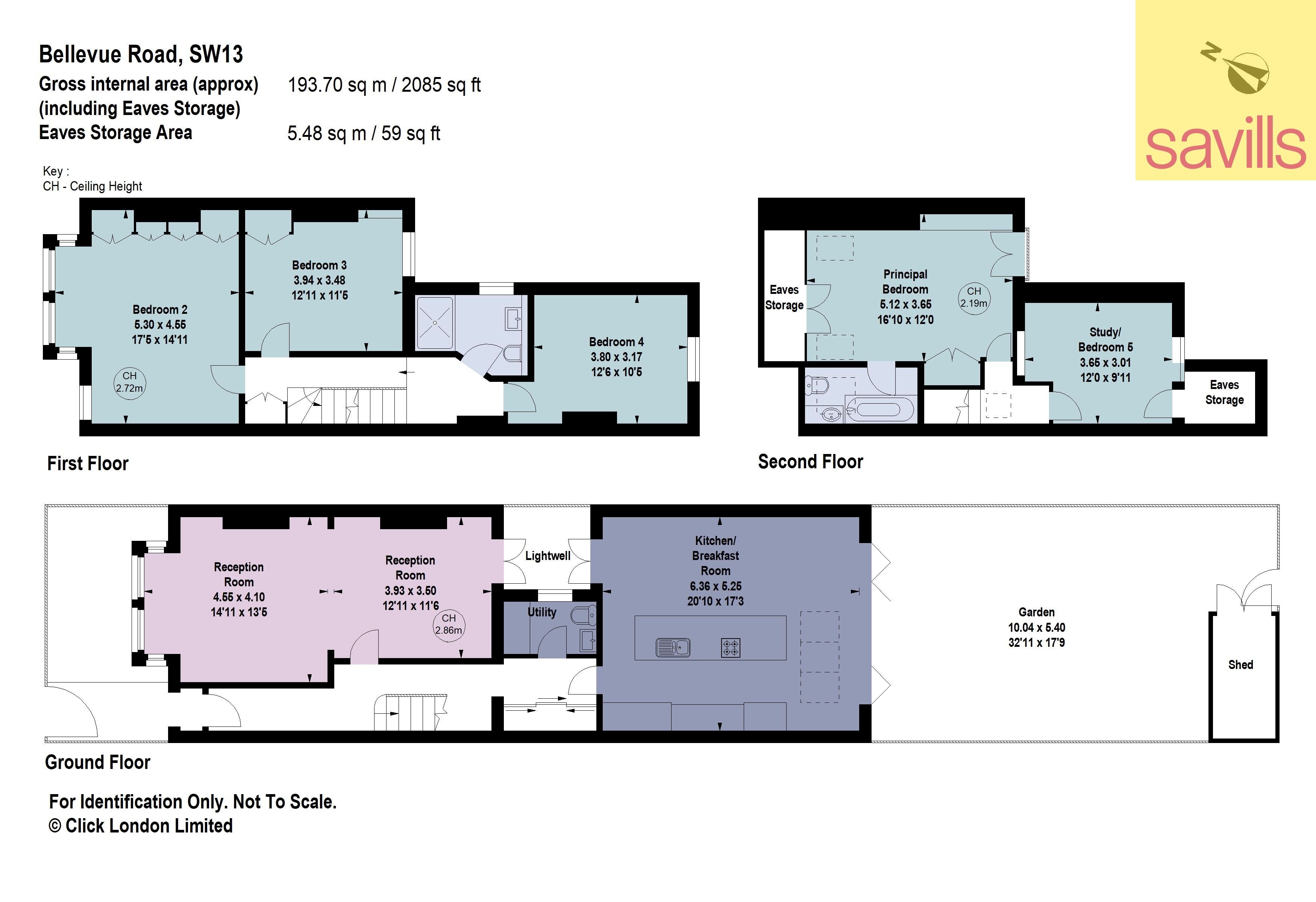 Haus zum Kauf provisionsfrei 2.905.700 € 6 Zimmer 193,7 m²<br/>Wohnfläche London SW13 0BJ