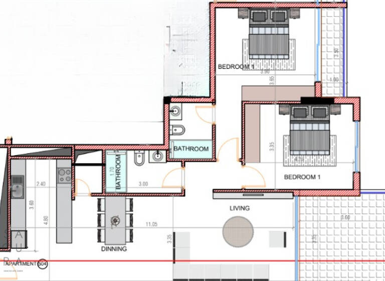 Wohnung zum Kauf provisionsfrei 520.000 € 3 Zimmer 94 m² 1. Geschoss Paphos 8010