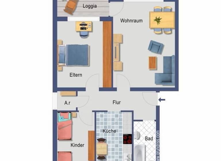 Wohnung zum Kauf provisionsfrei 298.000 € 4 Zimmer 97,6 m²<br/>Wohnfläche 2.<br/>Geschoss Lichtenbroich Düsseldorf 40472