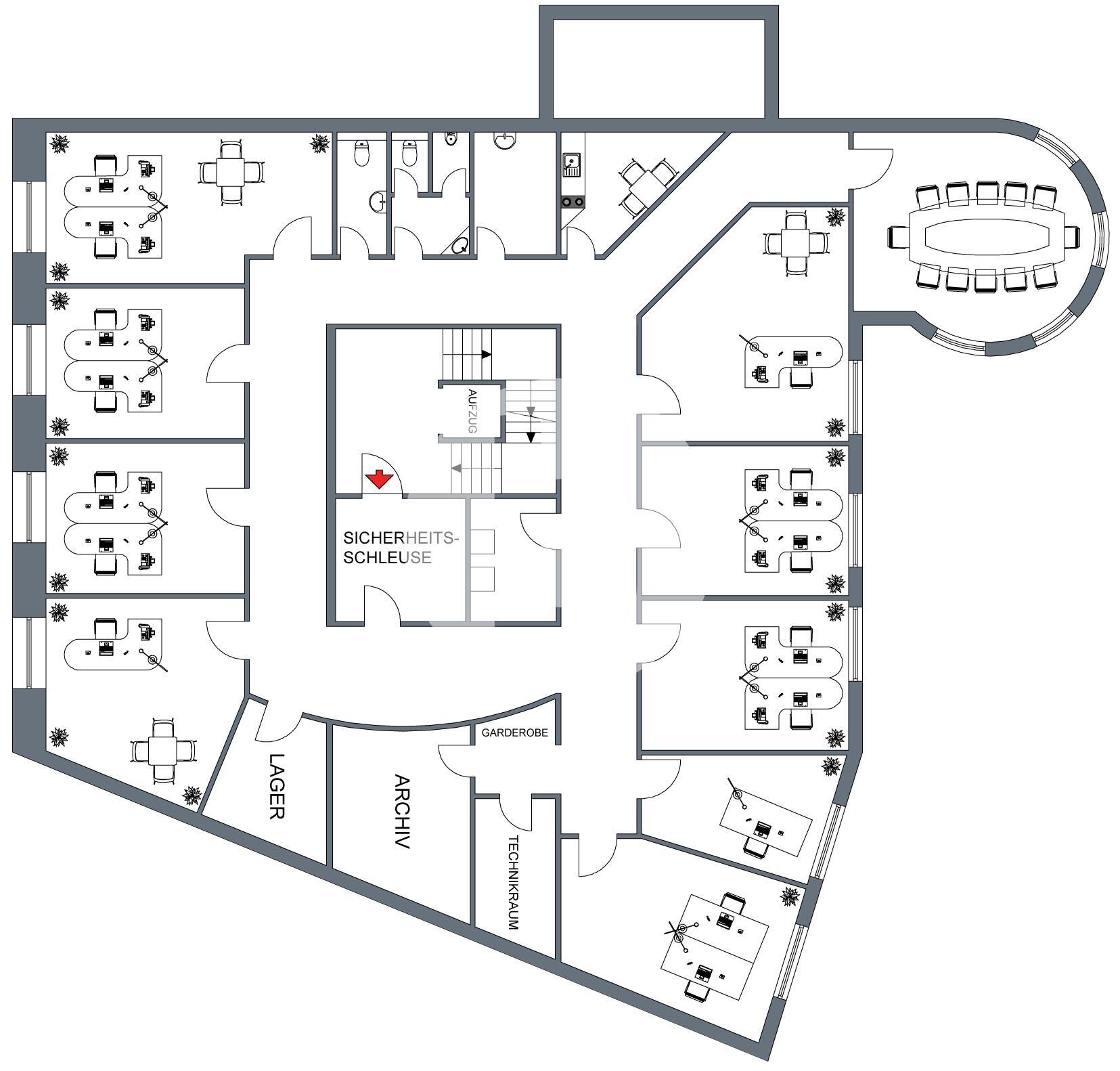 Bürofläche zur Miete provisionsfrei 21,50 € 404 m²<br/>Bürofläche Hamburg - Altstadt Hamburg 20457