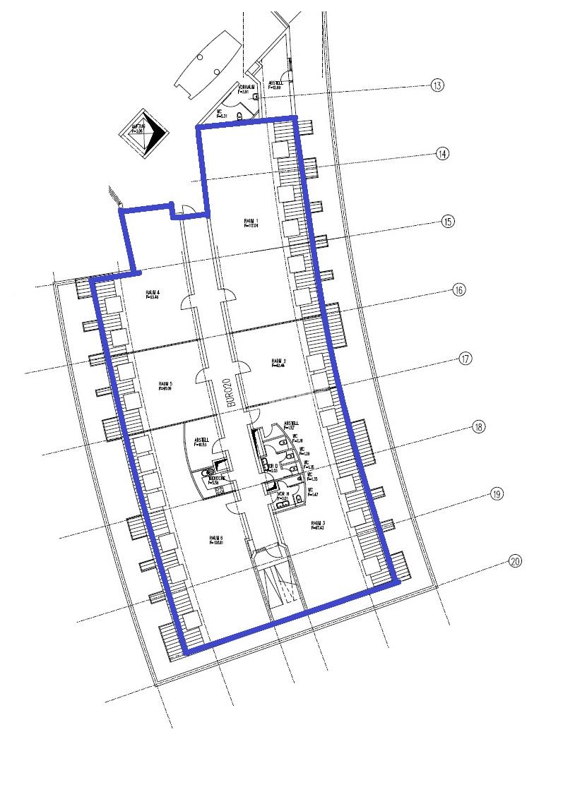 Bürofläche zur Miete 5,50 € 508,6 m²<br/>Bürofläche ab 508,6 m²<br/>Teilbarkeit Hochstedt Erfurt 99098