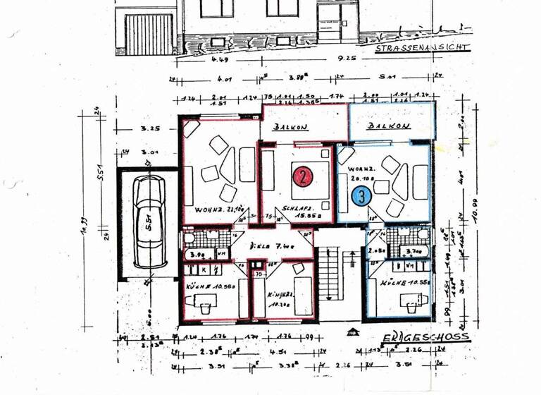 Wohnung zum Kauf 189.000 € 3 Zimmer 72 m² 1. Geschoss Wächtersbach 63607
