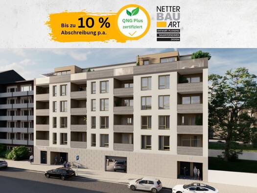 Wohnung zum Kauf - Neubau provisionsfrei 454.700 € 2 Zimmer 67,1 m² Holzstraße 55 Südstadt Fürth 90763