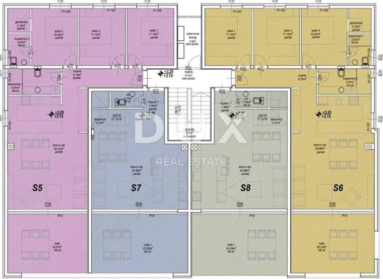 Wohnung zum Kauf 458.710 € 3 Zimmer 131 m² 1. Geschoss Privlaka
