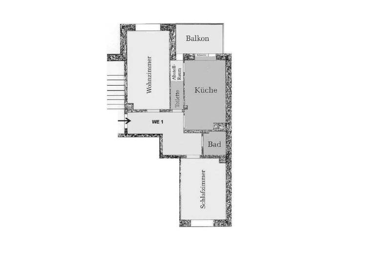 Wohnung zur Miete 310 € 2 Zimmer 63 m² 1. Geschoss frei ab sofort Herderstraße 19 Haselbrunn Plauen 08525
