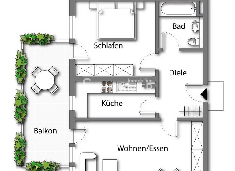 Wohnung zum Kauf 270.000 € 2 Zimmer 61,3 m² Vörstetten 79279
