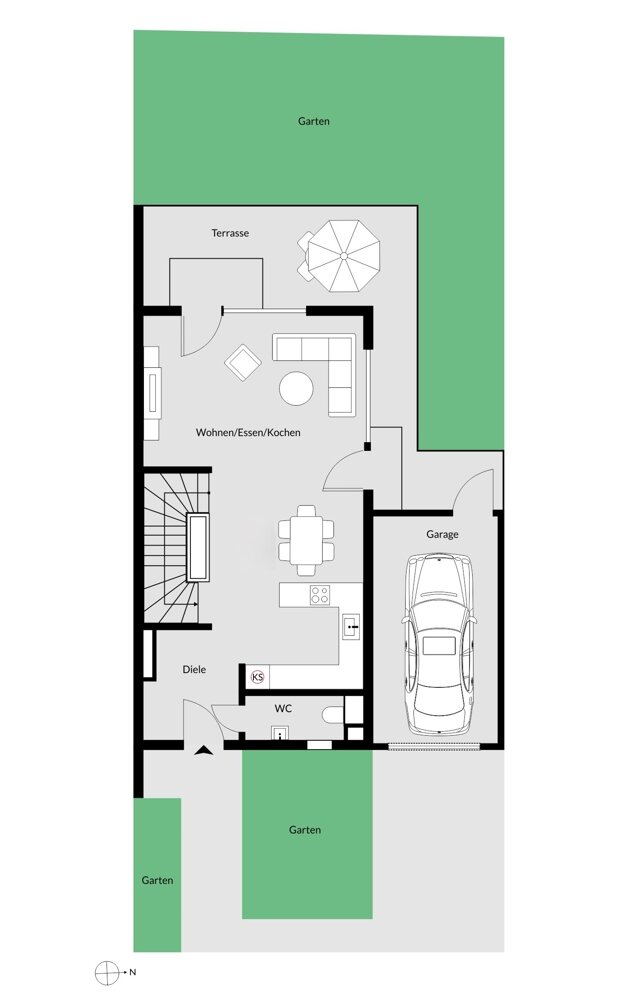 Doppelhaushälfte zur Miete 4.650 € 4 Zimmer 150,1 m²<br/>Wohnfläche 212 m²<br/>Grundstück Obermenzing München / Obermenzing 81247