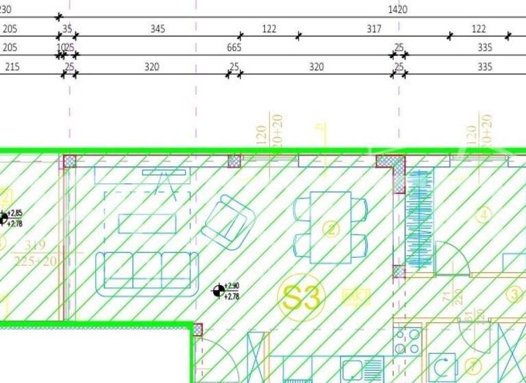 Wohnung zum Kauf 335.200 € 3 Zimmer 88 m² 1. Geschoss Vir