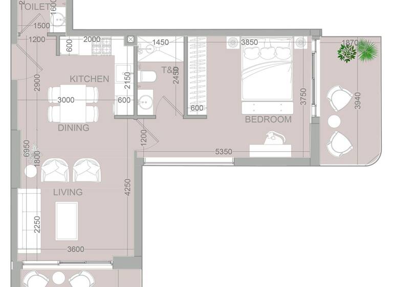 Wohnung zum Kauf provisionsfrei 289.020 € 2 Zimmer 67,7 m² Dubai 00000