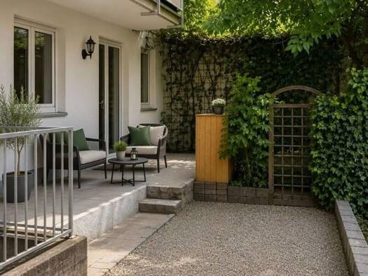 Terrassenwohnung zur Miete 800 € 1 Zimmer 61 m² frei ab sofort Brunhildstraße 20 Bleiweiß Nürnberg 90461