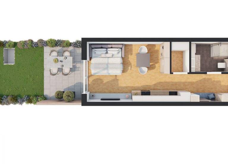 Studio zum Kauf - Neubau provisionsfrei 200.000 € 1 Zimmer 34,3 m² 1. Geschoss Lehn 17 Längenfeld 6444