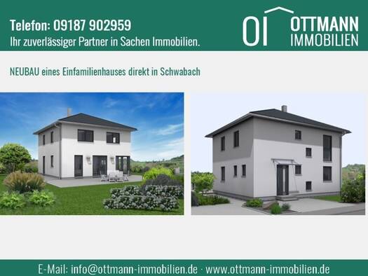 Einfamilienhaus zum Kauf - Erstbezug 676.000 € 5 Zimmer 140 m² 368 m² Grundstück Schwabach 91126