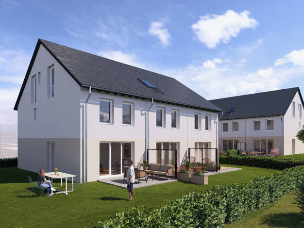 Reihenmittelhaus zum Kauf - Erstbezug 519.900 € 5,5 Zimmer 137 m² 180 m² Grundstück Gau-Bischofsheim 55296