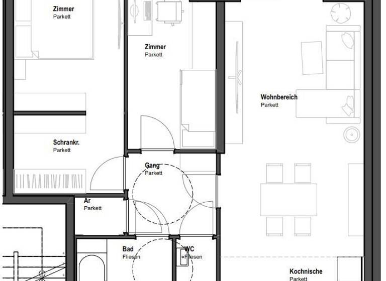 Wohnung zum Kauf - Erstbezug 488.733 € 3 Zimmer 73,4 m² 1. Geschoss frei ab sofort Erlaaer Straße 150 Wien 1230