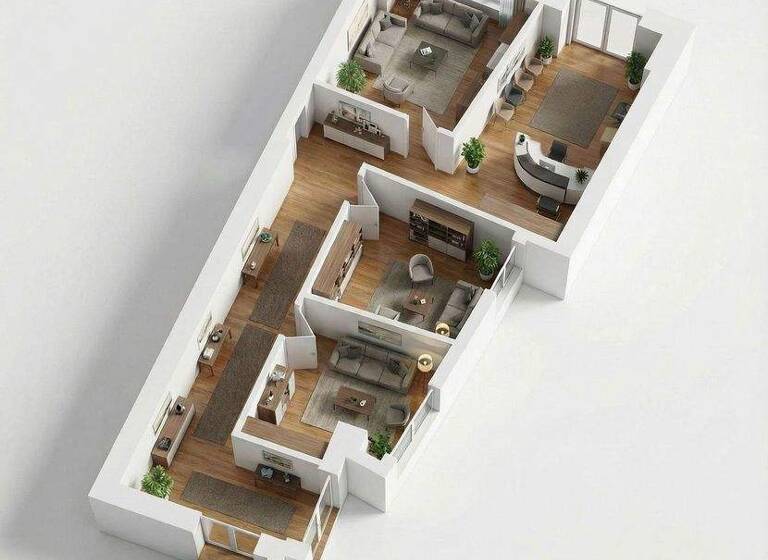 Büro zum Kauf provisionsfrei 3.885 € 5 Zimmer 150,6 m² Bürofläche Prühßstr. 50 Mariendorf Berlin 12109