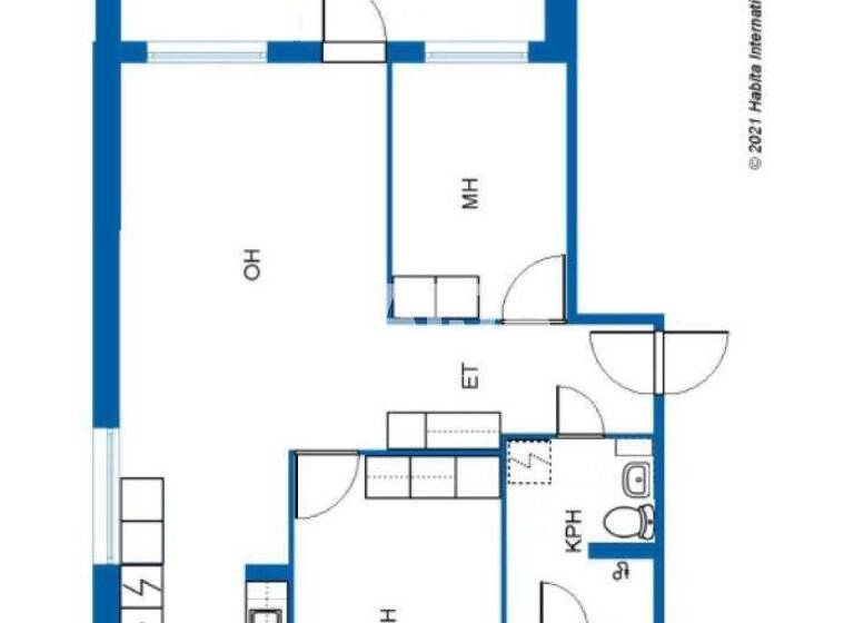 Wohnung zum Kauf 149.000 € 3 Zimmer 66 m² 1. Geschoss Teeripolku 2 Vantaa 01450