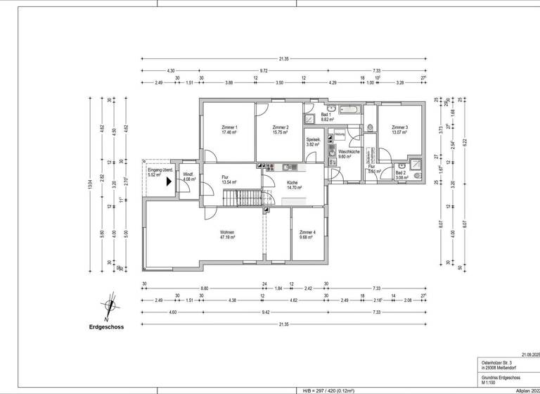Einfamilienhaus zum Kauf 279.000 € 9 Zimmer 231 m² 2.501 m² Grundstück Meißendorf Winsen 29308