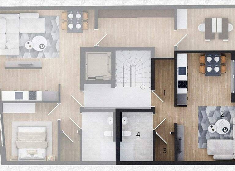 Studio zum Kauf provisionsfrei 189.000 € 1 Zimmer 42 m² Rheydt Mönchengladbach 41236