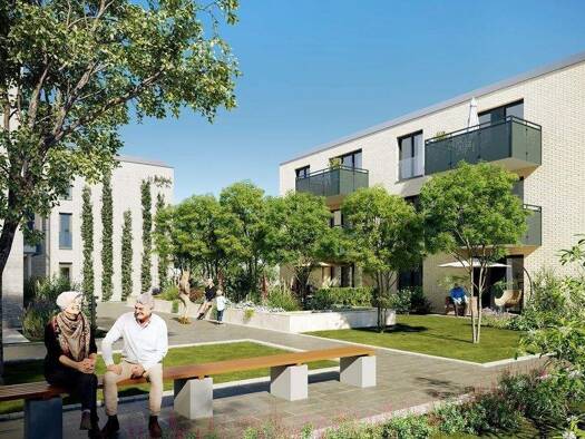 Wohnung zum Kauf - Erstbezug provisionsfrei 648.000 € 3 Zimmer 87,8 m² Geschoss 2/2 frei ab 31.12.2026 Großreuth b Schweinau Nürnberg 90431