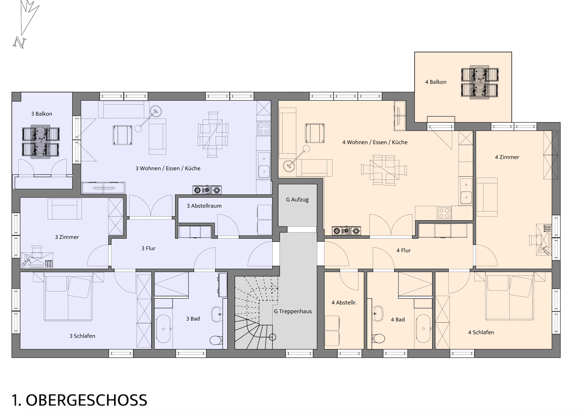 Wohnung zum Kauf 374.000 € 3 Zimmer 95,9 m²<br/>Wohnfläche 1.<br/>Geschoss Wunstorf - Nord Wunstorf 31515