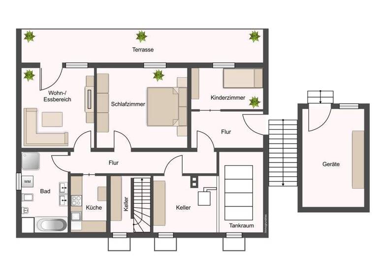 Einfamilienhaus zum Kauf 440.000 € 7 Zimmer 210 m² 750 m² Grundstück Amlingstadt Strullendorf / Amlingstadt 96129