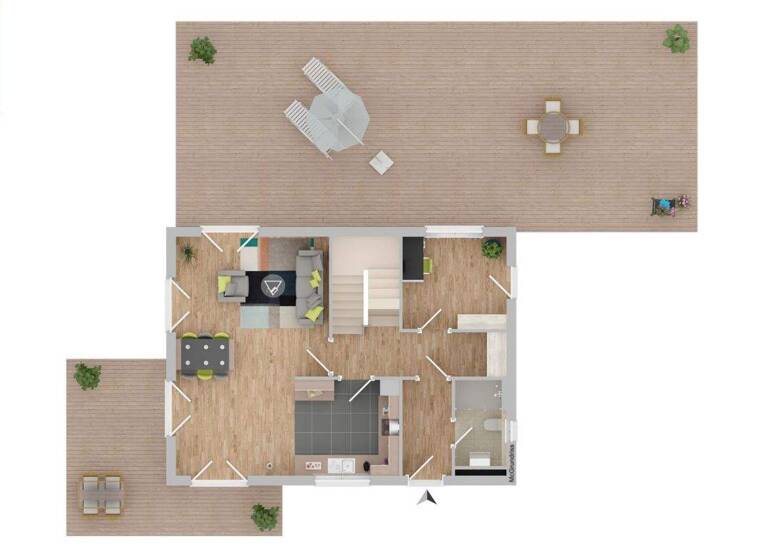 Einfamilienhaus zur Miete - Erstbezug 2.600 € 5 Zimmer 181 m² 500 m² Grundstück frei ab sofort Mühlstätt Schechen 83135