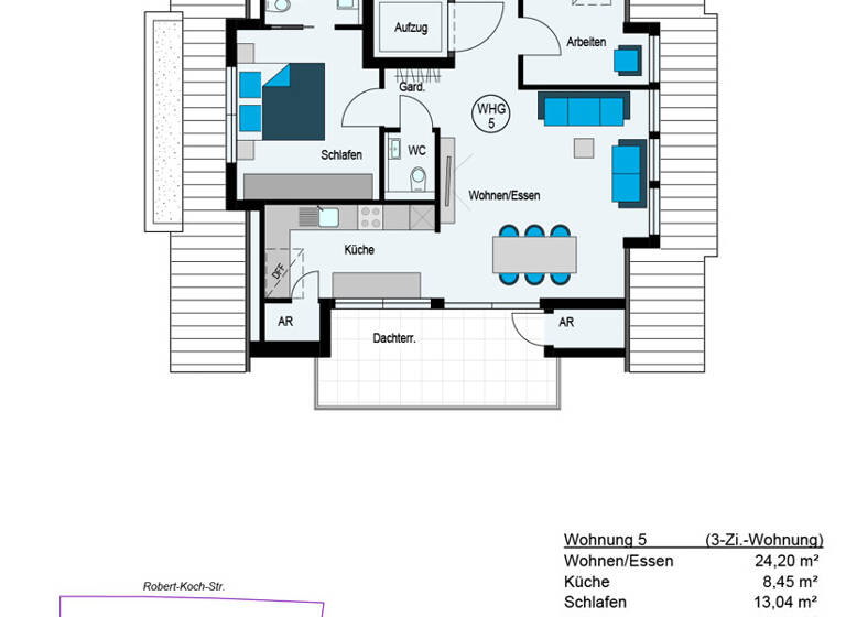 Wohnung zum Kauf - Erstbezug 580.000 € 3 Zimmer 78 m² Burgholz Reutlingen 72766