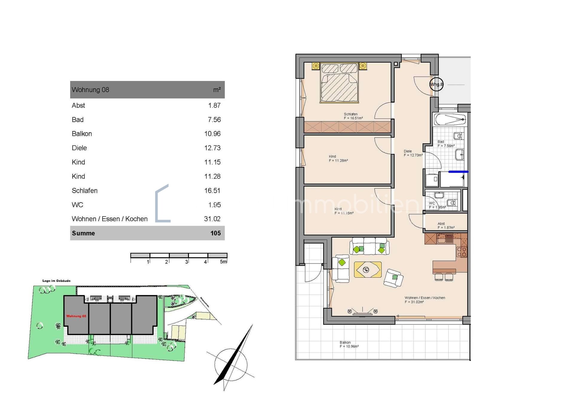 Terrassenwohnung zum Kauf provisionsfrei 551.300 € 4 Zimmer 105 m²<br/>Wohnfläche 1.<br/>Geschoss Entensee Rückersdorf 90607