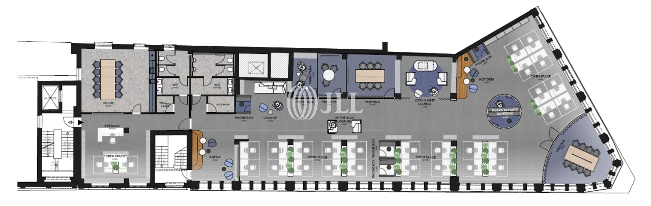 Bürofläche zur Miete provisionsfrei 10 € 1.712,4 m²<br/>Bürofläche ab 90 m²<br/>Teilbarkeit Altstadt Gelsenkirchen 45879