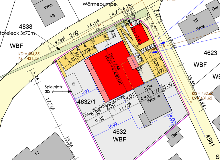 Grundstück zum Kauf provisionsfrei 349.000 € 819 m² Grundstück Jestetten 79798