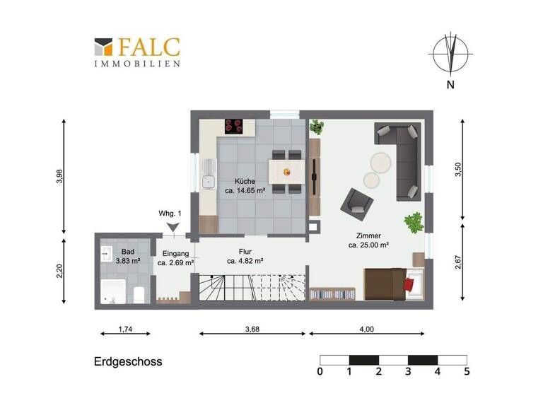 Einfamilienhaus zum Kauf 329.000 € 4 Zimmer 100 m² 517 m² Grundstück Rauenberg 69231