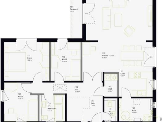 Haus zum Kauf provisionsfrei 259.499 € 4 Zimmer 136,1 m² 750 m² Grundstück Penig Penig 09322