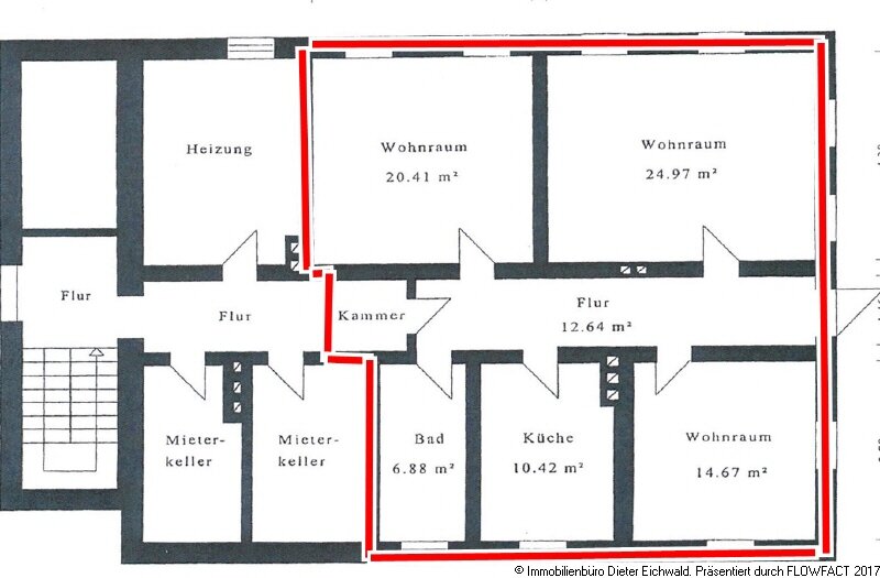 Wohnung zur Miete 700 € 3 Zimmer 90 m²<br/>Wohnfläche Bergen Bergen 18528