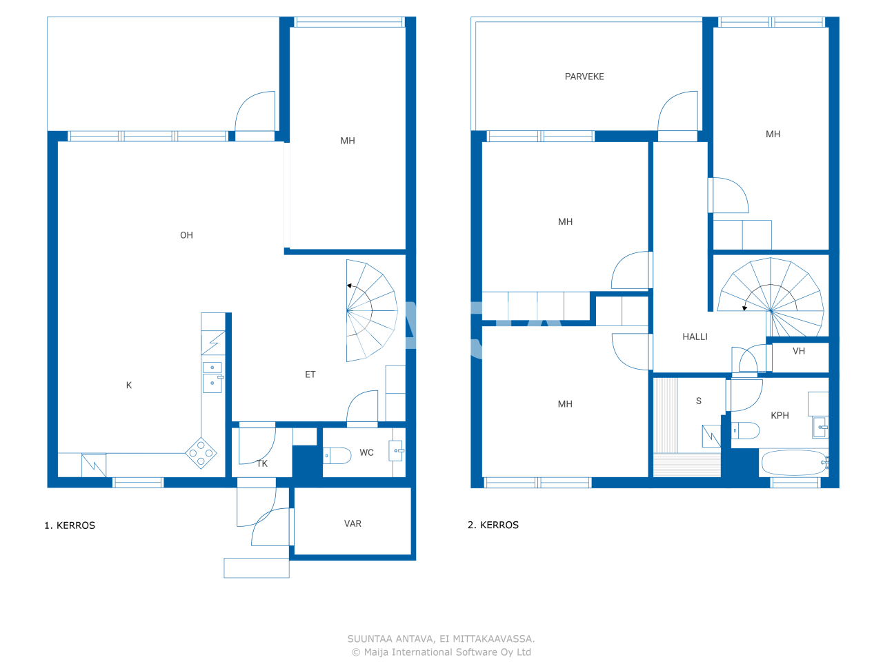 Reihenmittelhaus zum Kauf 218.000 € 5 Zimmer 108,7 m²<br/>Wohnfläche 50.408 m²<br/>Grundstück Vanhaistentie 14 Helsinki 00420