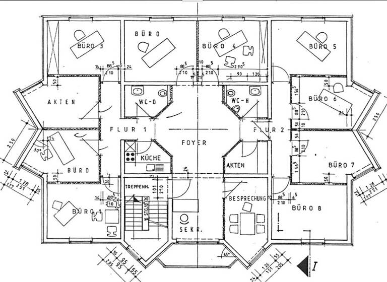 Bürogebäude zur Miete 1.425 € 190 m² Bürofläche Lehrte Hannover 31275