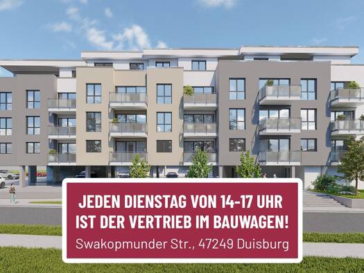 Penthouse zum Kauf - Neubau provisionsfrei 375.000 € 3 Zimmer 86 m² Buchholz Duisburg 47249