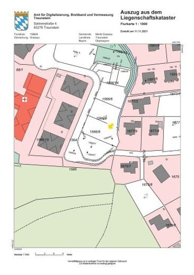 Grundstück zum Kauf provisionsfrei 660.000 € 774 m² Grundstück Kaiserblickstraße 17 Grassau Grassau 83224