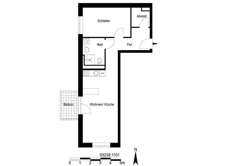 Wohnung zur Miete 736 € 2 Zimmer 59,5 m² 1. Geschoss Lion-Feuchtwanger-Straße 21 Kaulsdorf Berlin 12619