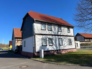 Haus zum Kauf 100.000 € 6 Zimmer 120 m² 1.157 m² Grundstück Nordhofner Straße 142 Sonneborn Sonneborn 99869