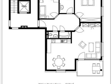 Wohnung zur Miete - Erstbezug 1.170 € 3,5 Zimmer 96,1 m² St Blasien St. Blasien 79837