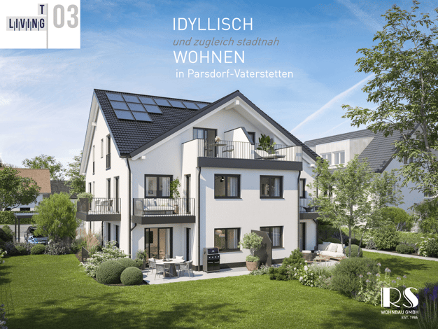 Wohnung zum Kauf - Neubau provisionsfrei 569.000 € 2 Zimmer 59 m² 2. Geschoss Tannenweg 3 Parsdorf Vaterstetten 85599