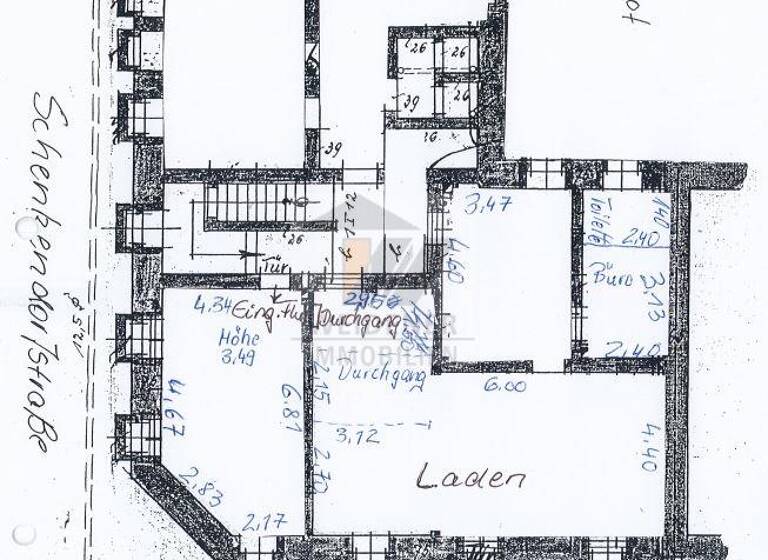 Verkaufsfläche zur Miete provisionsfrei 450 € 4 Zimmer 179 m²<br/>Verkaufsfläche ab 179 m²<br/>Teilbarkeit Schenkendorfstraße 2 Debschwitz Gera 07548