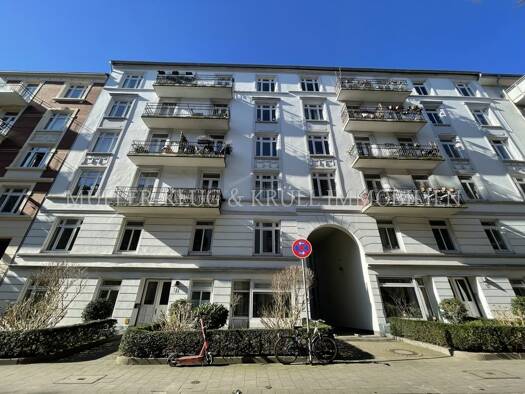 Wohnung zur Miete 1.950 € 3 Zimmer 62,4 m² EG Winterhude Hamburg 22299