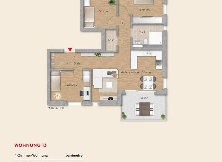 Wohnung zum Kauf - Erstbezug provisionsfrei 546.000 € 4 Zimmer 91,6 m² Winnenden 71364
