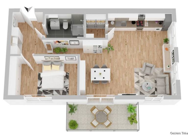 Wohnung zum Kauf provisionsfrei 376.000 € 2 Zimmer 71,5 m² Neustadt Titisee-Neustadt 79822